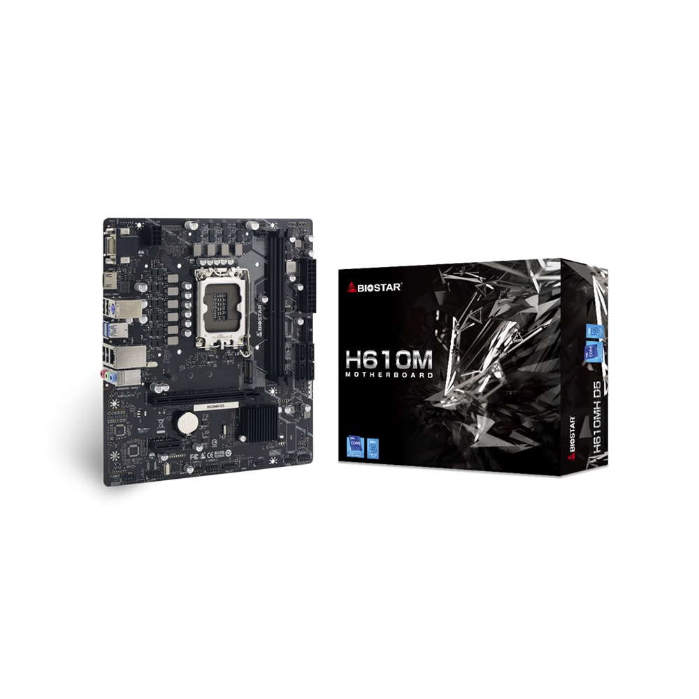 Biostar H610MH Intel H610 LGA 1700 micro ATX DDR5 4800MHZ