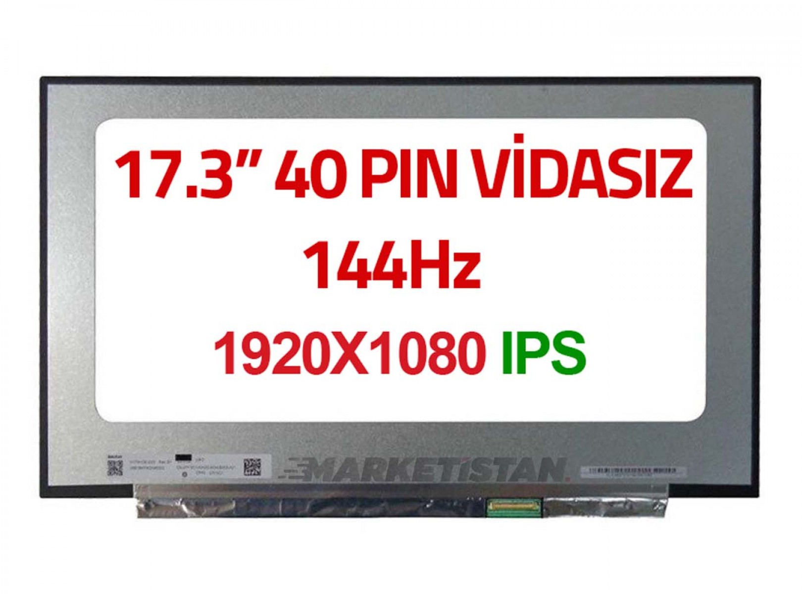 N173HCE-G33 17.3 inç 1920x1080 40 Pin IPS Laptop Ekran Paneli
