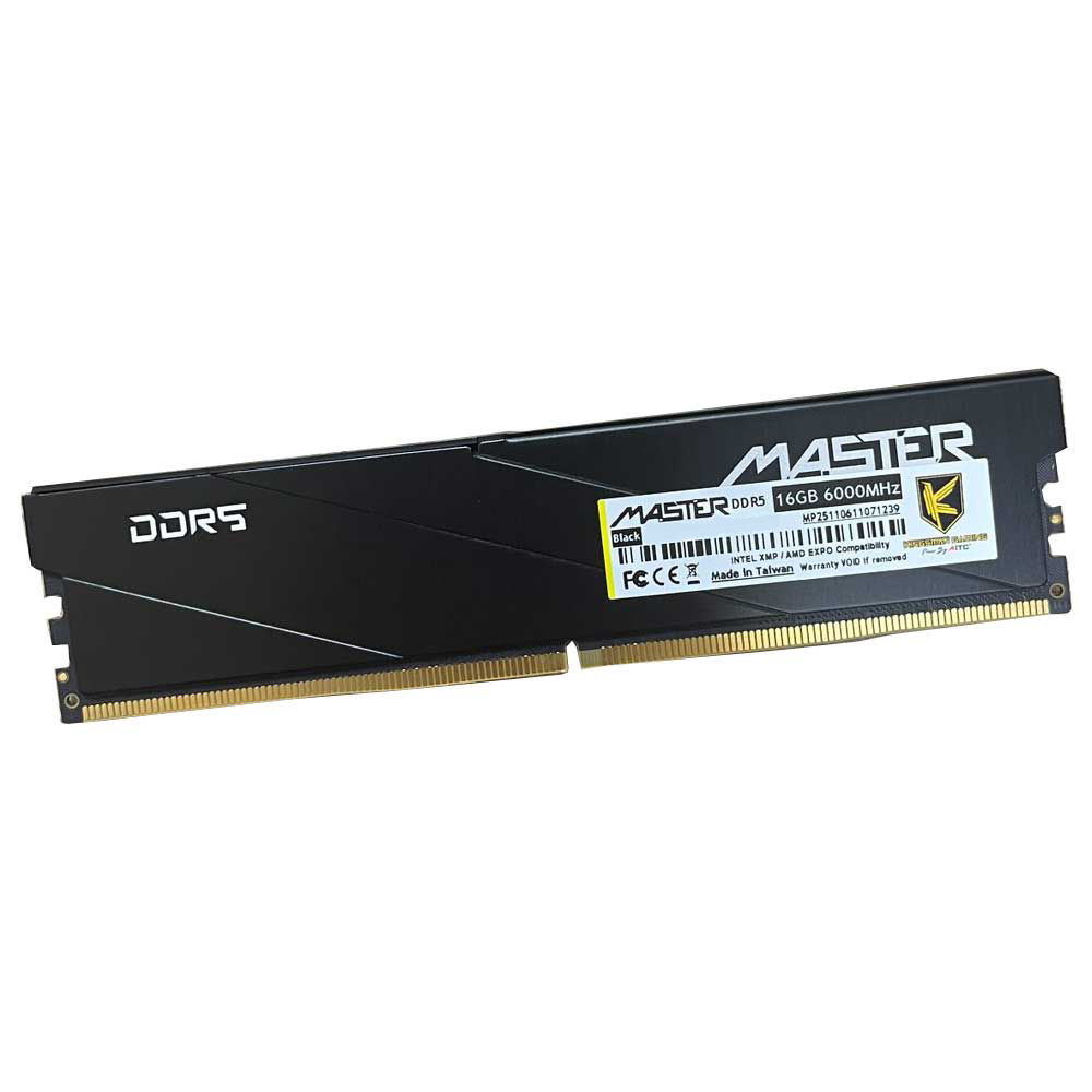 KINGSMAN GAMING BLACK 16GB 6000MHz DDR5 CL38 Soğutuculu