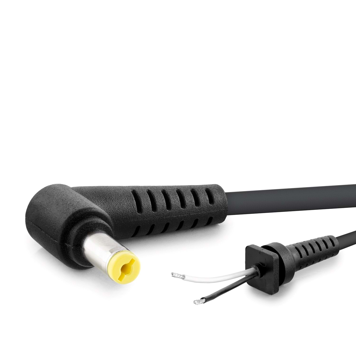 HADRON HDX5511 Laptop DC Jack Kablosu 5.5x1.7 mm L Tip 1.2 m - Siyah