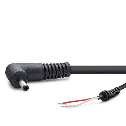 HADRON HDX5539 Laptop DC Jack Kablosu 3.0x1.1 mm L Tip 1.2 m - Siyah