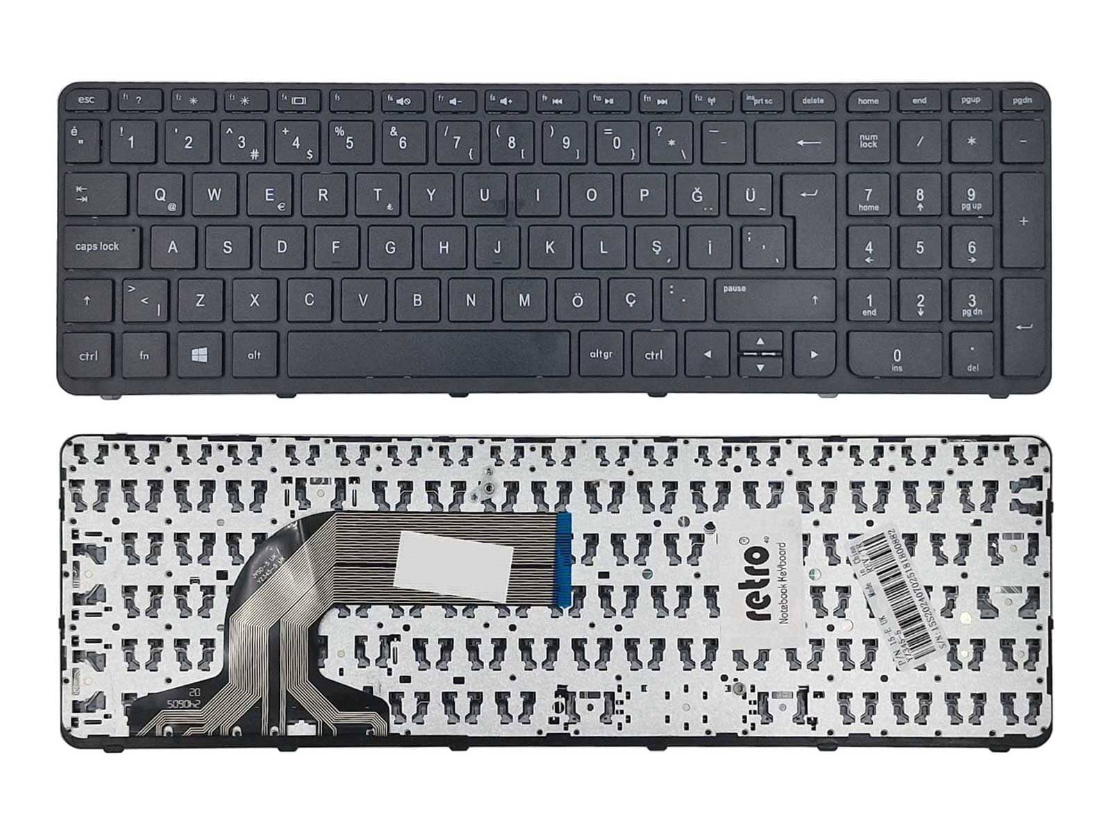  Hp Pavilion 15-n000 Uyumlu Notebook Klavyesi - Siyah - TR
