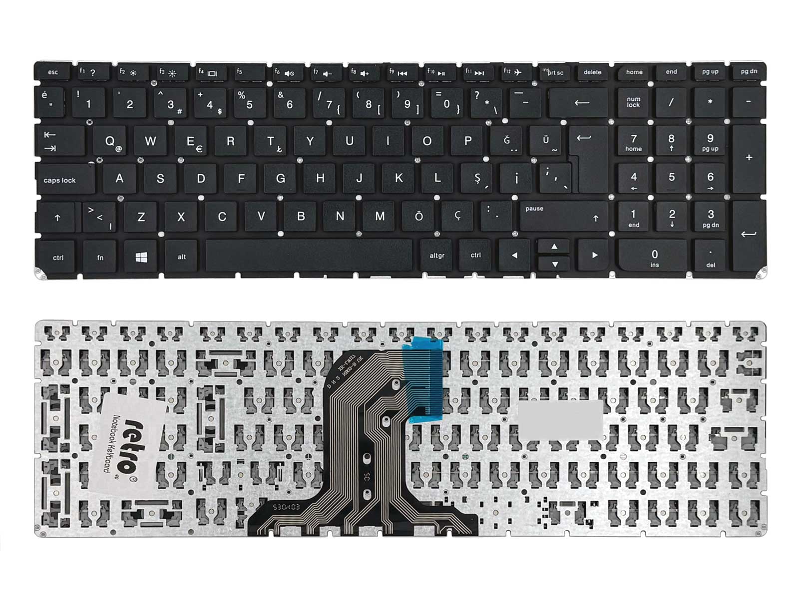 Hp 15-ac000 Uyumlu Notebook Klavyesi - Siyah - TR