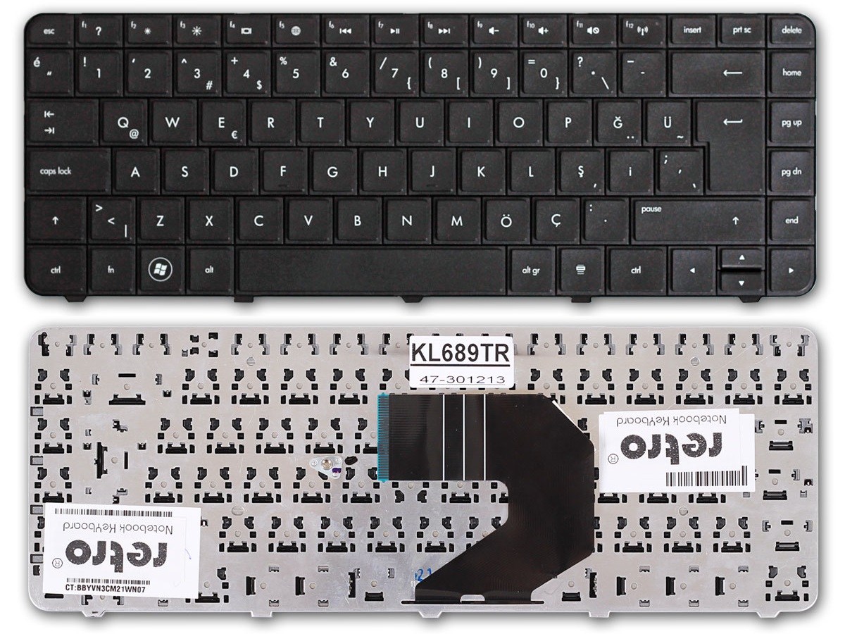 Hp Pavilion g4-1000 Uyumlu Nb Klavyesi - Siyah - TR