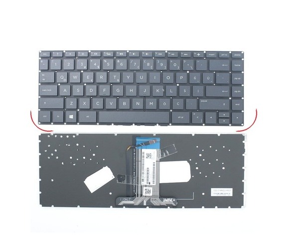 Hp 14-ab000 Uyumlu Notebook Klavyesi - Siyah - TR - Ver.2