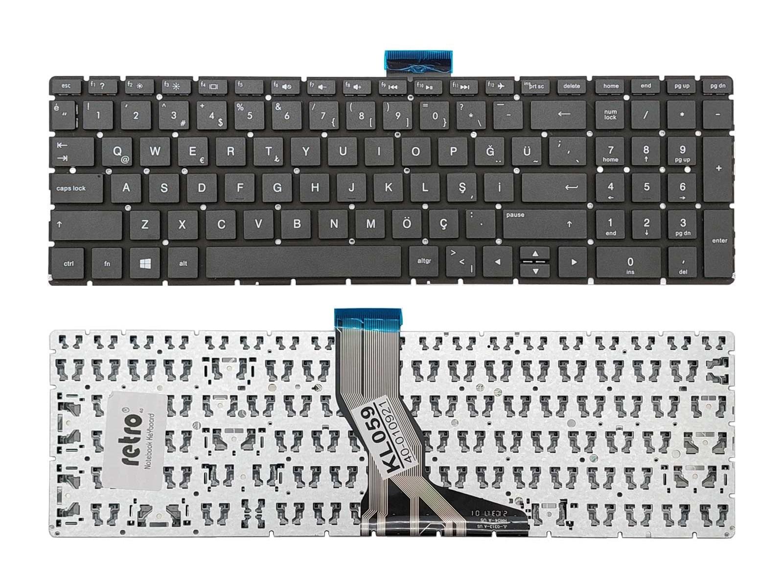 Hp 15-bs000 Uyumlu Notebook Klavyesi - Siyah - TR