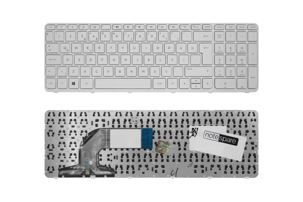 Hp Pavilion 15-n000 Uyumlu Notebook Klavyesi - Beyaz - TR