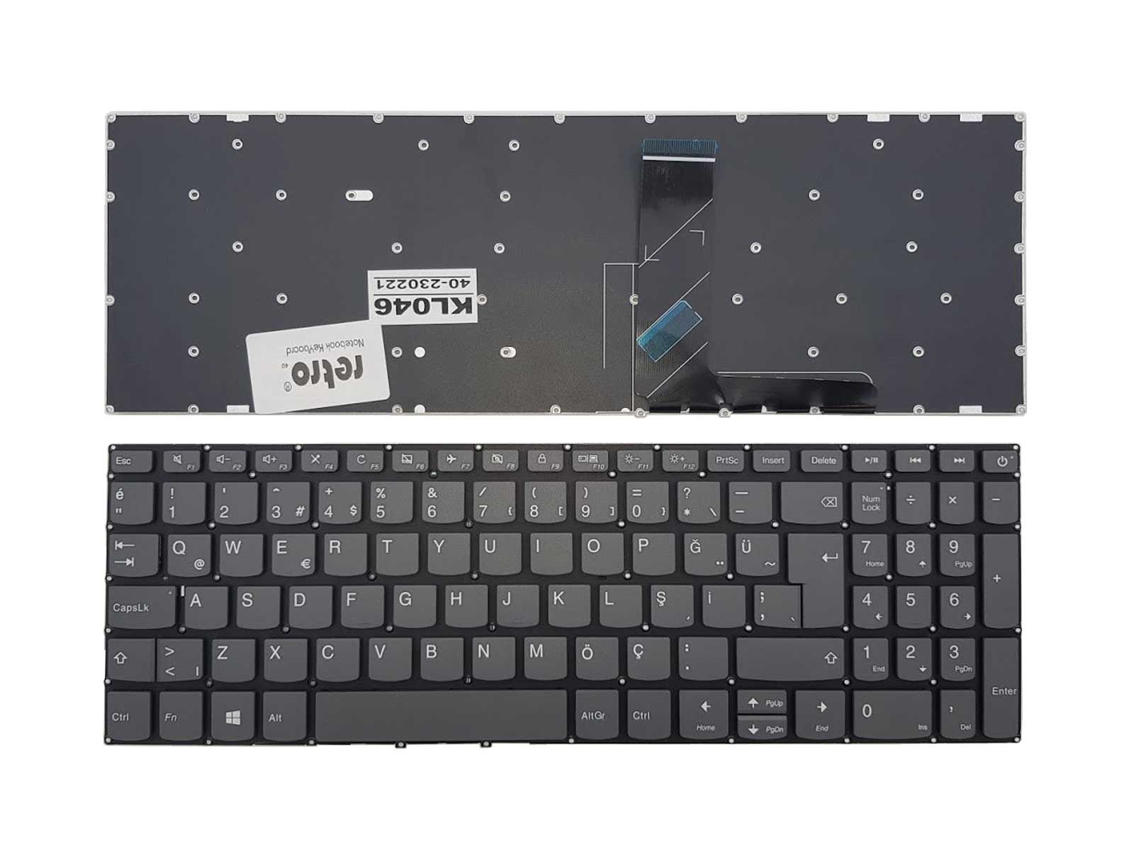 Lenovo IdeaPad 320-15ISK Uyumlu Notebook Klavyesi - Siyah - TR