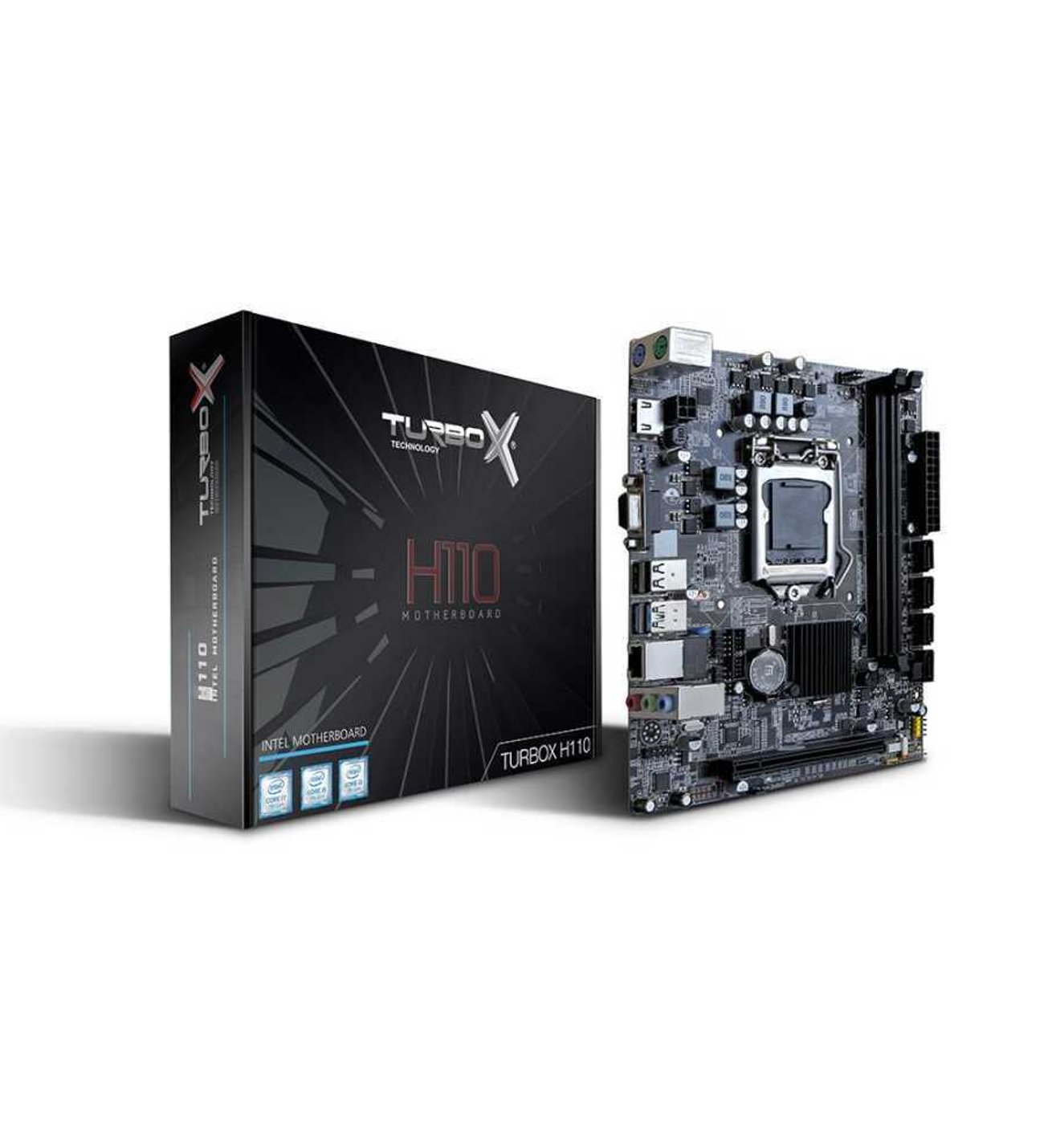 Turbox WorkProf R H110 Sata,M2 Ddr4 3200MHz Usb 3.0 Vga Hdmi Ses G.Lan 1151P 6.7.8.9. Gen Anakart