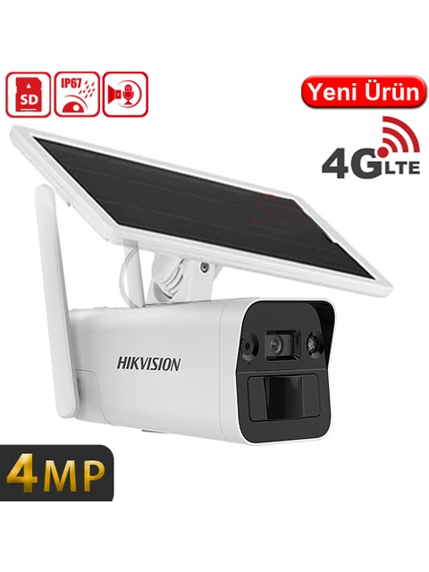Hikvision DS-2XS2T41G1-ID/4G 4Mp 4mm Solar Panel 4G Ip