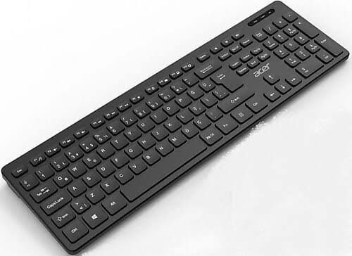 Acer OAK920 Q Usb SİYAH 1.8mt kablosuz Klavye/Tek Tuş Hesap Makinalı (Sessiz Tuş)
