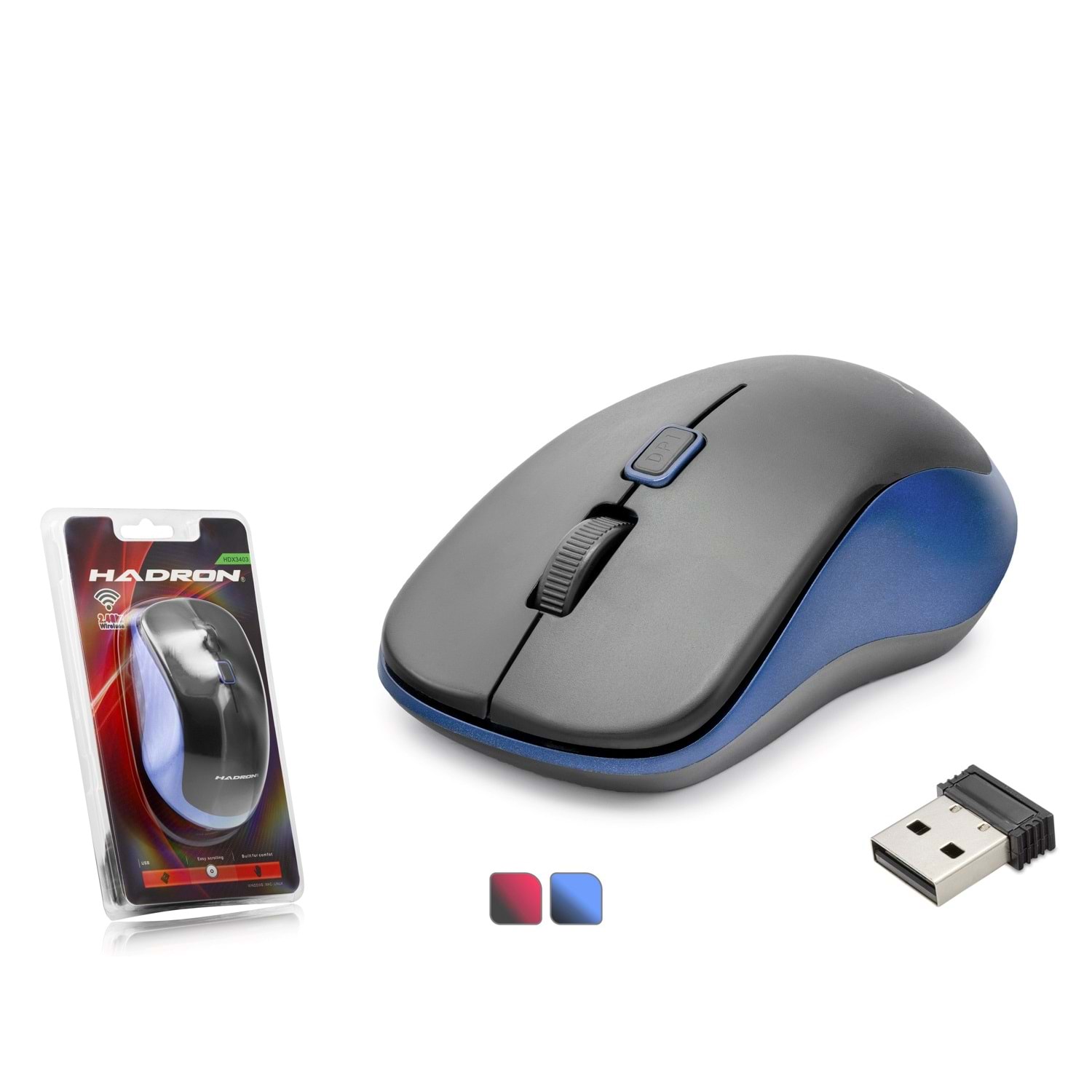 HADRON HDX3403 Kablosuz Mouse 2.4 GHz 1600 DPI