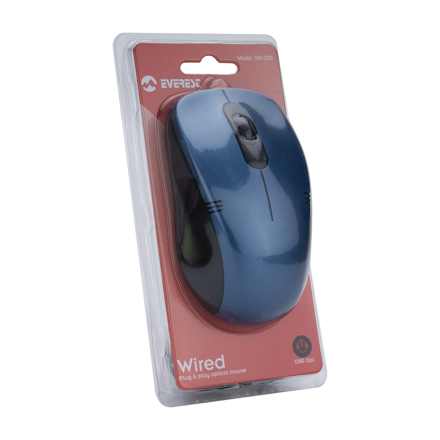 Everest SM-258 Usb 1200dpi Optik Kablolu Mouse